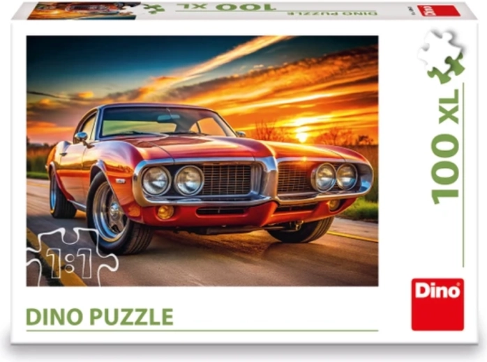 Puzzle Dino Firebird la apus XL 100 de piese