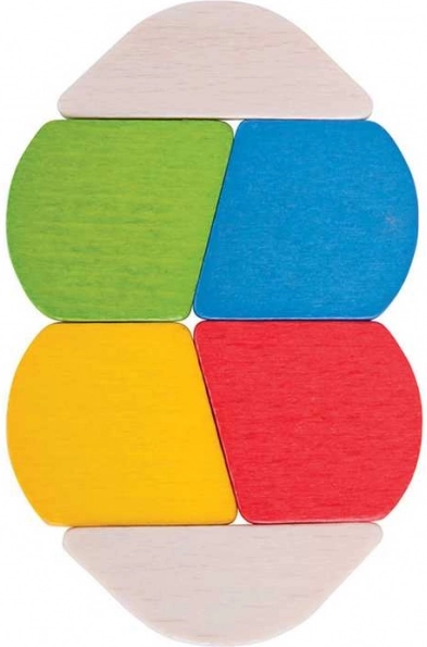 Twister din lemn pentru bebeluși Bigjigs