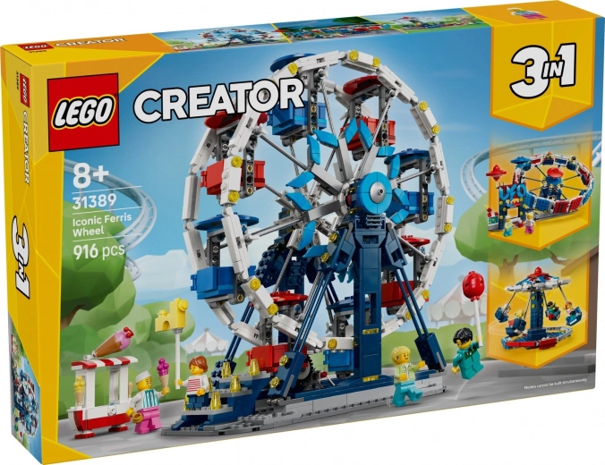 LEGO Creator 3 în 1 roată panoramică iconică