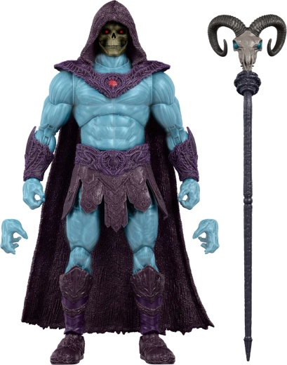 Aspectul iconic al lui Skeletor și detalii bogate
