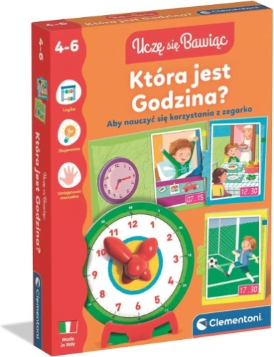 Cât este ceasul? joc educativ cu puzzle și ceas