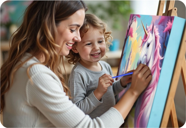 Momente creative pentru copii și adulți