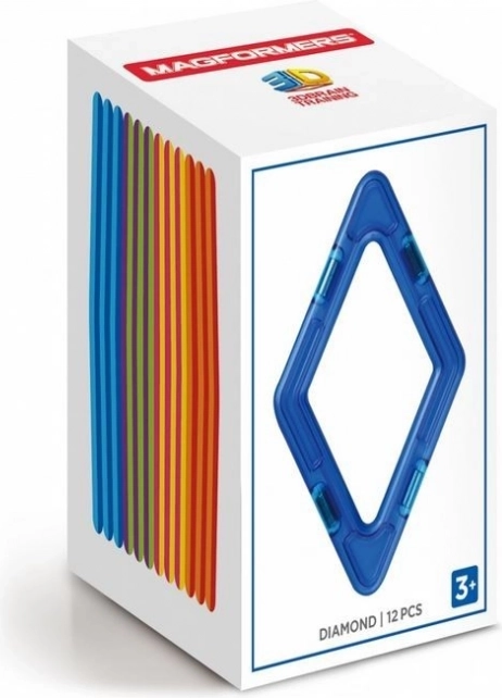 MAGFORMERS set de romburi 12 bucăți