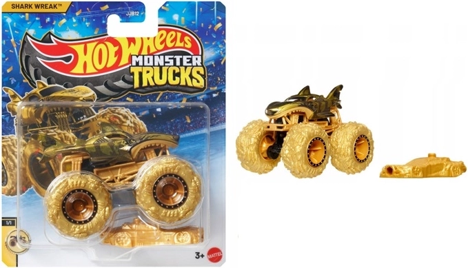Hot Wheels Monster Trucks Shark Wreak mașină 1:64