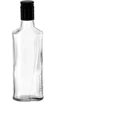 Sticlă pentru miere Medo 250 ml cu capac cu filet (gât 28/38)