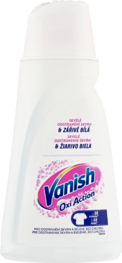 Vanish Oxi Action detergent lichid pentru îndepărtarea petelor pentru rufe albe 1 l