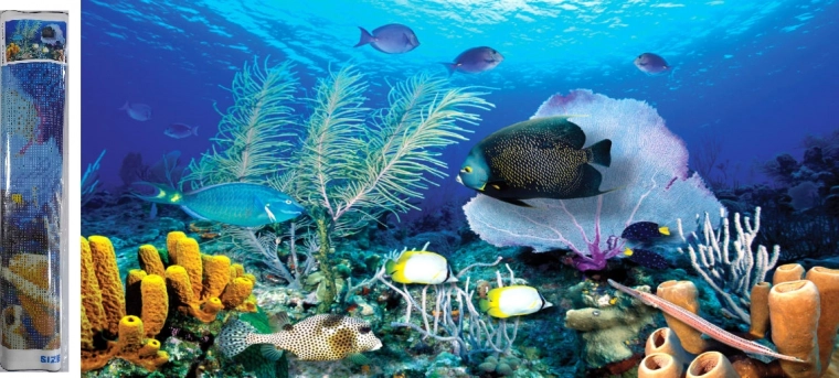 Pictura cu diamante Ocean 80x40 cm