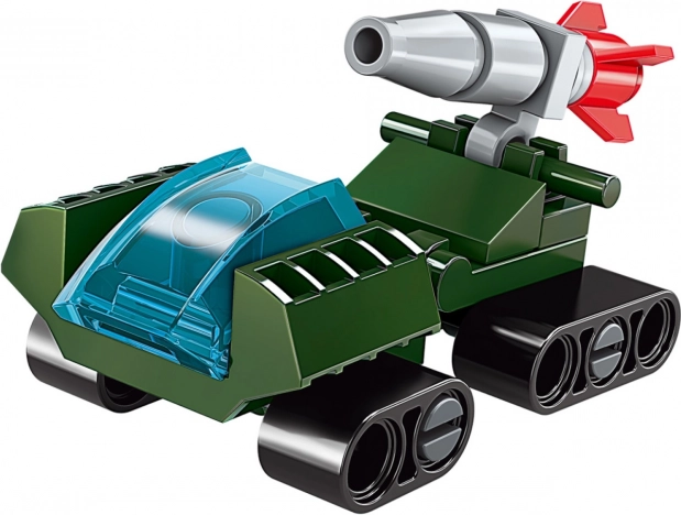 Qman Squads Extreme 3în1 mini-excavator/tanc set de construcție 25 piese