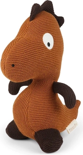 NuuRoo andrea jucărie tricotată dino caramel café