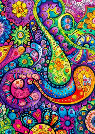 Puzzle Enjoy Vârtejuri de bucurie 1000 de piese