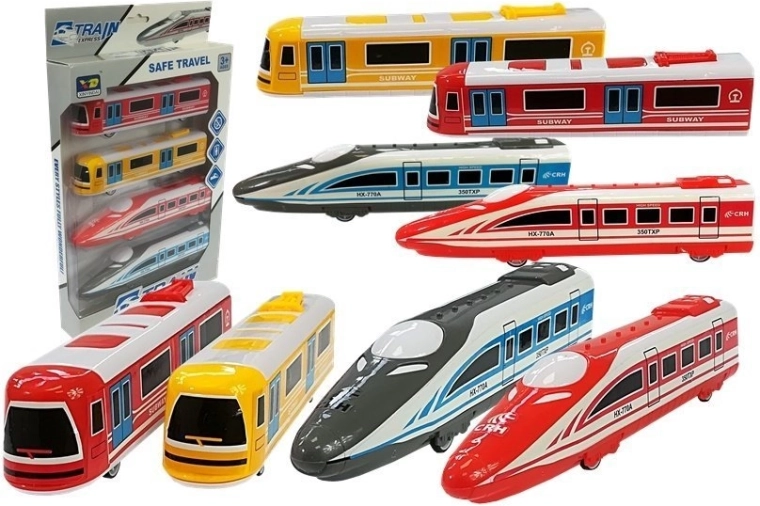 set de vagoane și locomotive Pendolino – diverse tipuri
