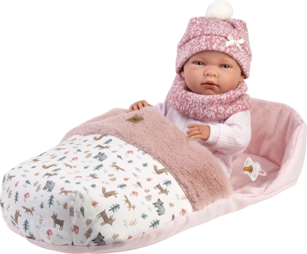 Llorens New born păpușă realistă nou-născut fetiță 40 cm