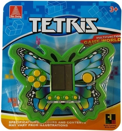 Joc electronic Tetris – fluture verde