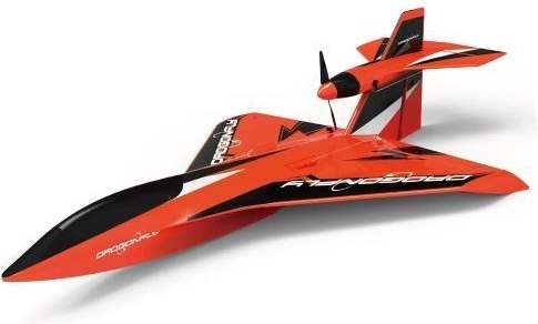 Model avion Dragonfly V3 pentru începători și intermediari – Alb-roșu