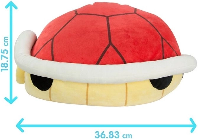 Tomy Mocchi Mocchi pluș Mario Kart – cochilie roșie