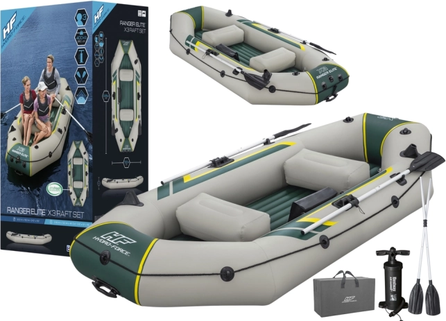 Barcă gonflabilă Bestway RANGER ELITE X3 pentru 3 persoane