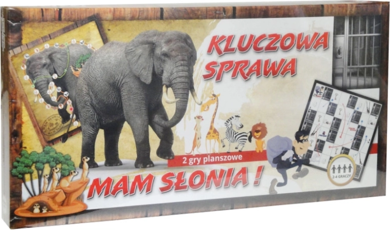 Două jocuri de societate pentru familie: Chestiune-cheie și Am un elefant