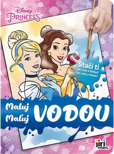 Cărticică de colorat Pictură cu apă Prințese