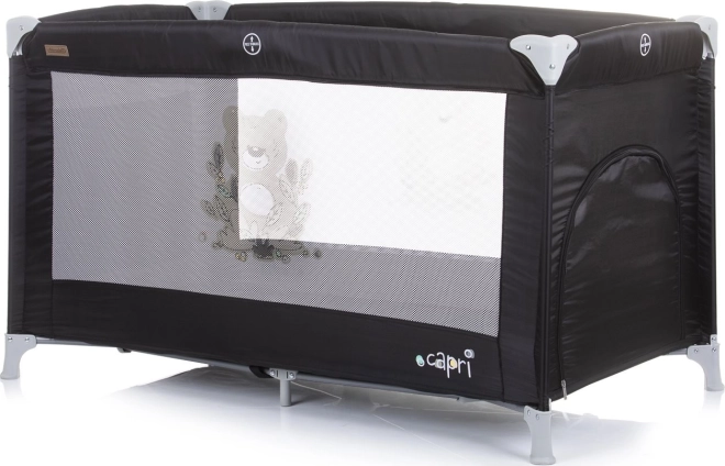 Pătuț de călătorie Capri CHIPOLINO – Ebony