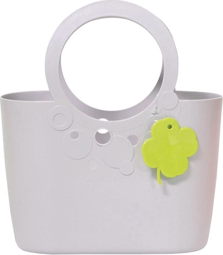 Geantă din plastic Lily 24 cm – mov deschis