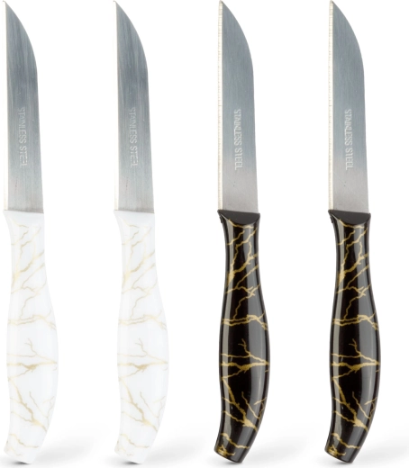 Mânere decorative alb-negre