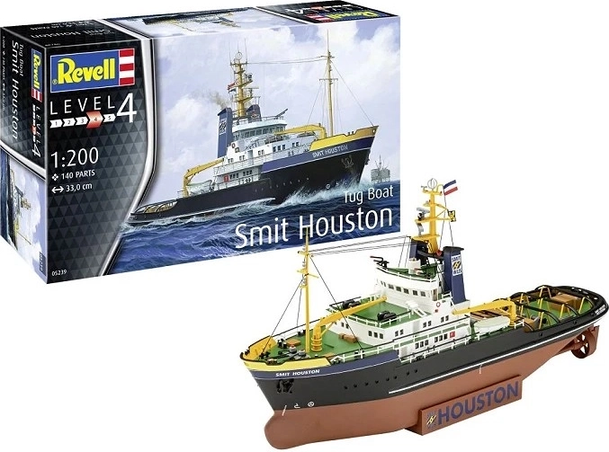 Maketa din plastic a navei Smit Houston 1:200