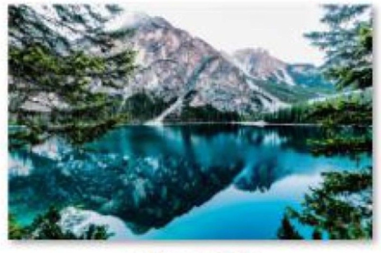 Mozaic cu diamante (diamond painting) peisaj – munți 40 × 30 cm - 1 bucată