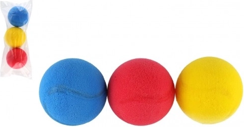 Bile de spumă pentru tenis moale 7 cm 3 buc