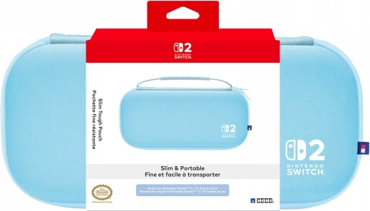 Husă HORI Slim Tough pentru Nintendo Switch 2, albastru deschis