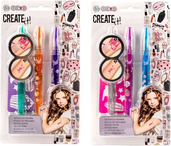 Create It! markere parfumate pentru tatuaje temporare