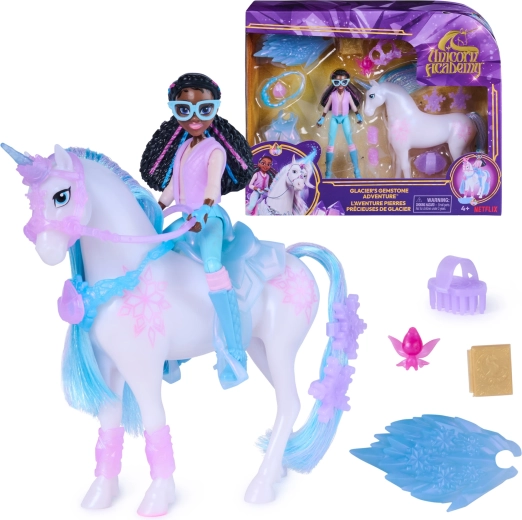 Spin Master Unicorn Academy set de figurine Layla și Glacier cu accesorii