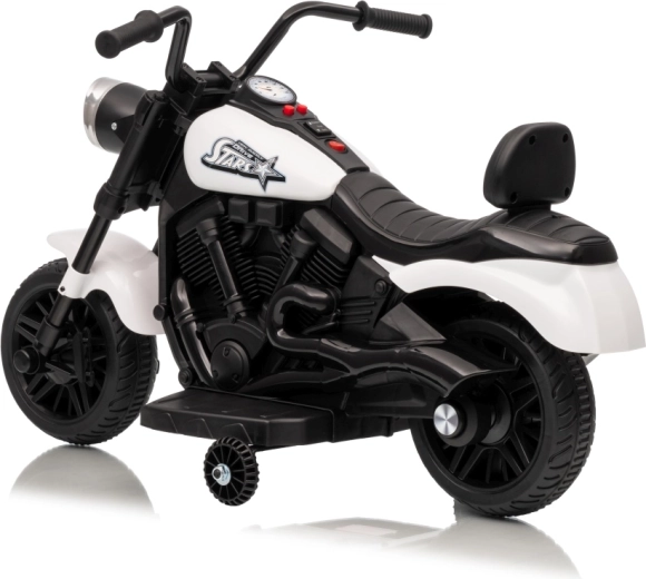 Motocicletă electrică pentru copii STAR albă