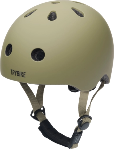 Cască de bicicletă pentru copii, pentru trotinetă, role și skateboard Trybike verde XS
