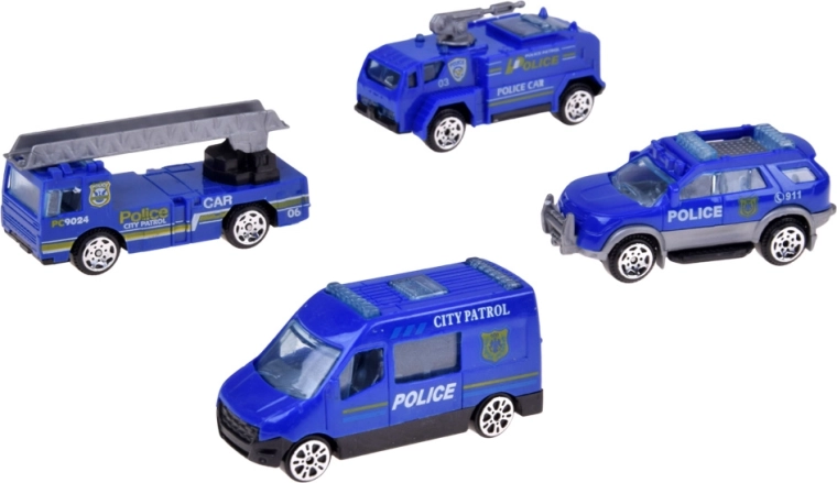 Patru mașini de poliție pentru un joc plin de acțiune