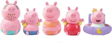5 personaje Peppa Pig într-un singur pachet