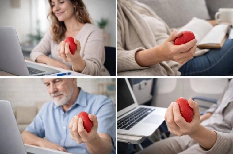 Accesoriu pentru reabilitare și pentru eliberarea tensiunii pe parcursul zilei