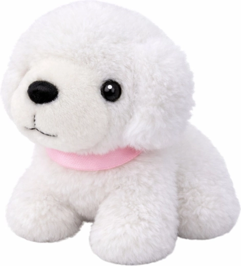 Cățeluș de pluș adorabil pentru alint și exersarea îngrijirii