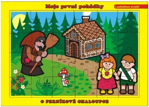 Puzzle Căsuța de turtă dulce 24 de piese