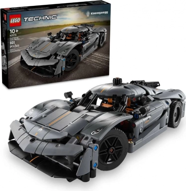 Technic Koenigsegg Jesko Absolut – hypermașină gri pentru copii de la 10 ani