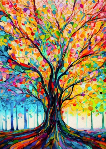 Puzzle Enjoy Arborele bucuriei 1000 de piese