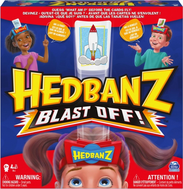 Hedbanz Blast Off! – cartonașe care sar în aer