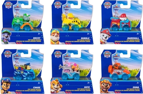 Patrula Cățelușilor PUP Squad – vehicule mici cu figurină