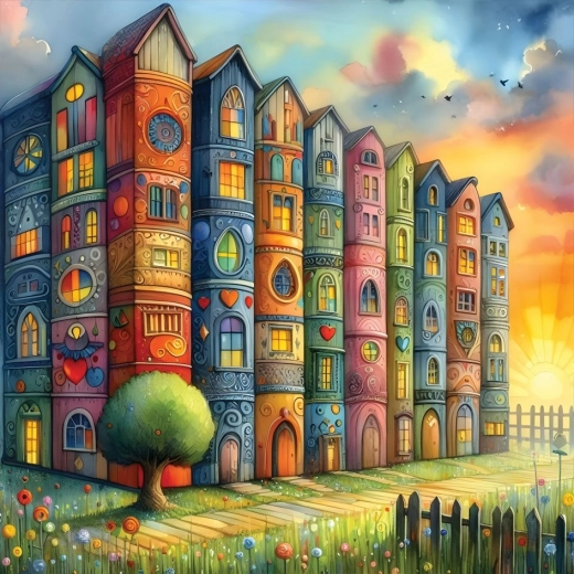 Puzzle Booktown 1023 piese