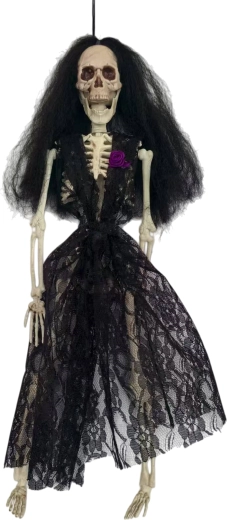 Accesoriu pentru petrecere – schelet în rochie