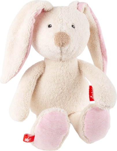 Sigikid Natural Friends iepuraș din bumbac – prima jucărie de alint 28 cm