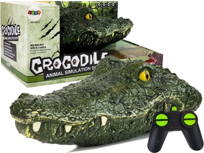 Barca telecomandată cap de crocodil 2.4G