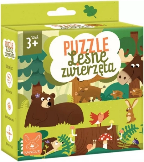 Puzzle cu animale de pădure