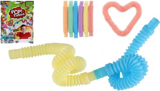 Tuburi senzoriale extensibile – set de construcție 6 buc
