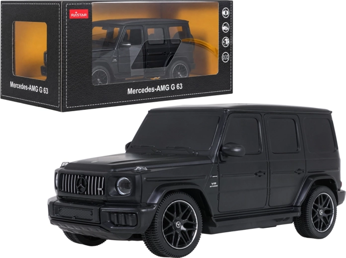 Model metalic Mercedes-AMG G 63 RASTAR la scara 1:24, negru