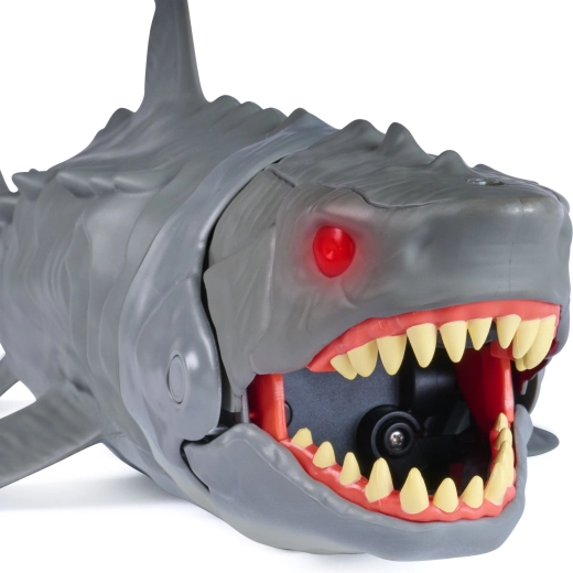 Megalodon interactiv care reacționează la mișcare